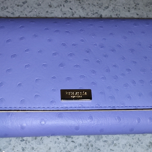 Kate Spade Periwinkle Embossed Wallet - Picture 3 of 11